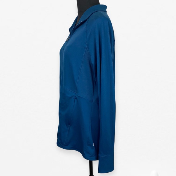 Champion Blue Utility Active workout Jacket Full Zip up Performance XL - Picture 3 of 8